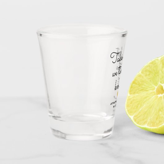 Neem een Shot Wij zijn getrouwd Script Huwelijksgu Shot Glas (Links)
