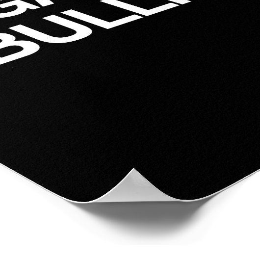 NEEM EEN STAND TEGEN BULLIES POSTER (Hoek)