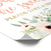 Neem een teken voor de behandeling van succulae poster (Hoek)