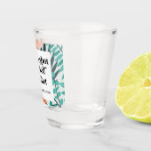 Neem een tropisch strand bruiloft shot glas (Rechts)
