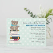 Neem een Uitnodiging van het Baby shower van het B (Staand voorkant)