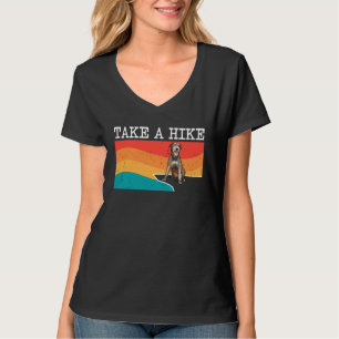 Neem een wandeling Ierse Wolfshond Grafisch Wandel T-shirt