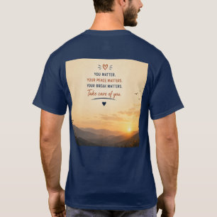 Neem Eerst Even Rust Voordat Het Breekt Citaat Kun T-shirt