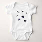 Neem Flight Crow Baby Romper (Voorkant)