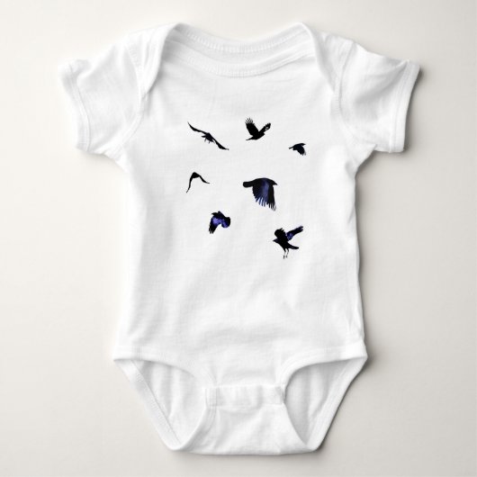 Neem Flight Crow Baby Romper (Voorkant)