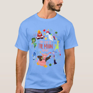 Neem haar voor mij mee naar de maan familie t-shirt
