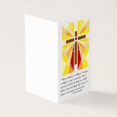 Neem hart gebedskaart kaart (Buitenkant)