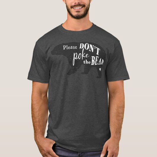 Neem het Beer niet in met het hart  T T-shirt (Voorkant)