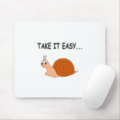 Neem het Easy Cute Cartoon Snail Muismat (Met muis)