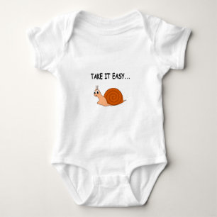 Neem het Easy Cute Cartoon Snail Romper