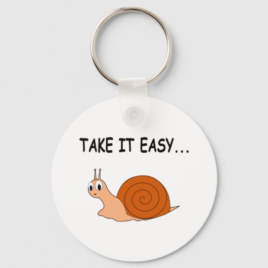 Neem het Easy Cute Cartoon Snail Sleutelhanger (Voorkant)