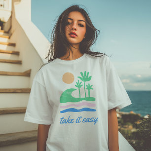 Neem het Easy Retro Summer Unisex T-shirt