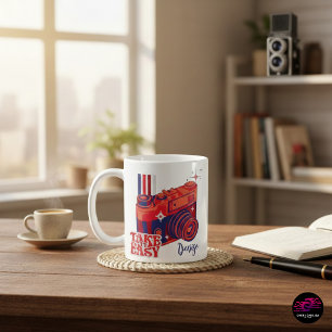 Neem het gemakkelijk Retro Camera Koffiemok