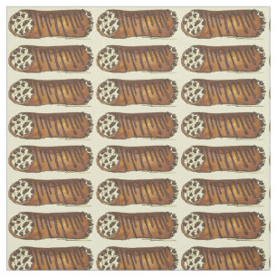 Neem het Italiaanse deeg van de Cannoli Chocolate Stof