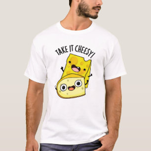 Neem het kaas komische voedsel grap t-shirt