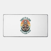 Neem het langzaam met een plakje om te gaan bureaumat (Voorkant)