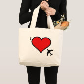 Neem het mee grote tote bag (Voorkant (product))