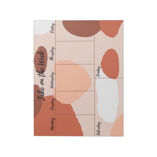 Neem het Notitieblok Week Planner in (Gedraaid)