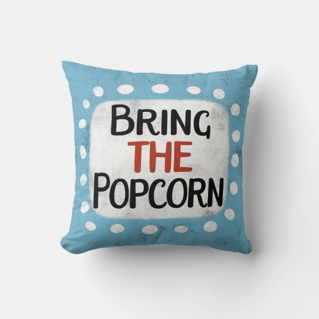 Neem het Popcorn Sierkussen mee (Voorkant)