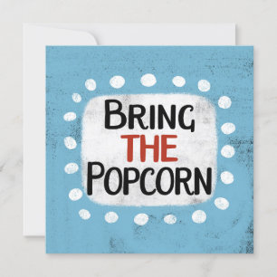 Neem het Popcorn Wenskaart mee Kaart