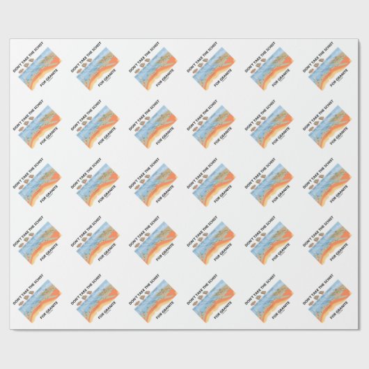 Neem het schema niet voor graniet (geologische Hum Cadeaupapier (Vlak)