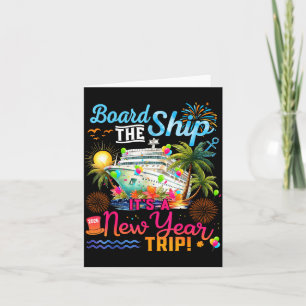 Neem het schip Het is een nieuwjaarsreis Cruise Fa Kaart