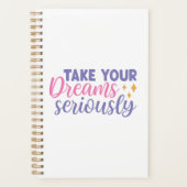 Neem je dromen serieus planner (Voorkant)