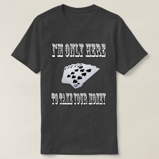 Neem je geld t-shirt (Design voorkant)