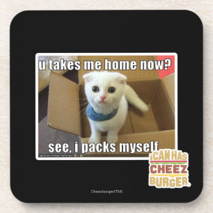 Neem je me nu naar huis? drankjes onderzetter