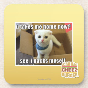 Neem je me nu naar huis? onderzetter