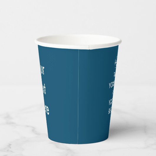 Neem je medicijnen en je zult kalm zijn papieren bekers (Rechts)