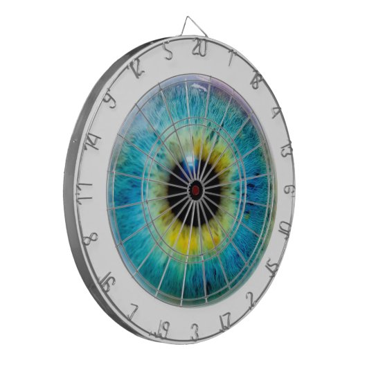 Neem je oog uit - het wangbaldartboard dartbord (Voorkant Links)