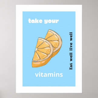 Neem je vitamines poster
