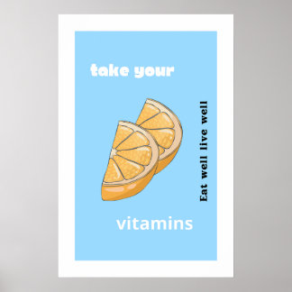 Neem je vitamines poster