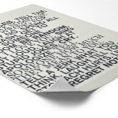 Neem Kansen Poster (Hoek)
