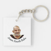 Neem Karoli Baba Sleutelhanger (Achterkant)
