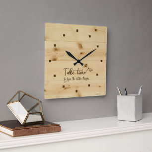 Neem Klok Van de Achtergrond tijd de Houten Acryl
