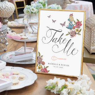 Neem me mee Alice in Wonderland Tea Party Poster