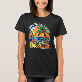 Neem me mee naar de Beach Retro vakantiereis Cruis T-shirt