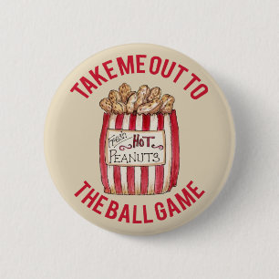 Neem me mee naar de look-knop voor honkbal ronde button 5,7 cm