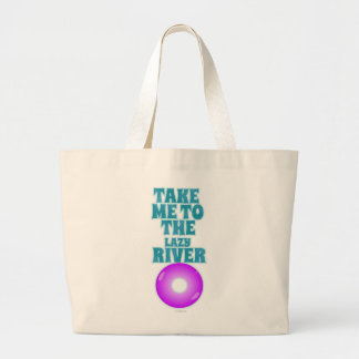 Neem me mee naar het luie rivier epische zomerse s grote tote bag