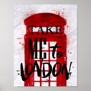 Neem me mee naar Londen Poster