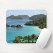 Neem me mee naar Trunk Bay! Muismat (Met muis)