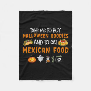 Neem me mee om Halloween-goodies te kopen en om Me Fleece Deken