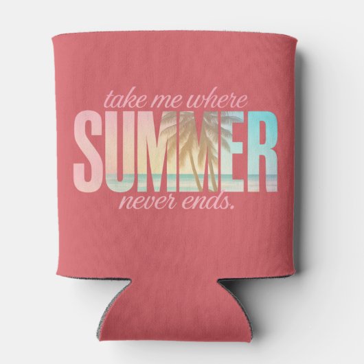 "Neem me mee waar de zomer nooit eindigt", klinkt Blikjeskoeler (Achterkant)