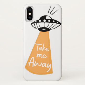 Neem me mee weg iPhone x hoesje