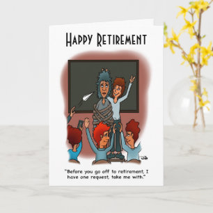 Neem me met Gevouwen Wenskaart Kaart