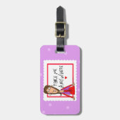 Neem me overal mee naartoe bagagelabel (Voorkant verticaal)