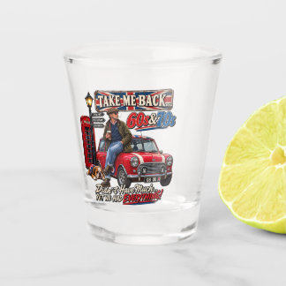 Neem me terug 60s & 70s Retro Shotglas Shot Glas