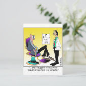 Neem meer computeronderbrekingen briefkaart (Staand voorkant)